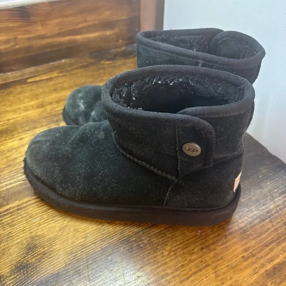 Ugg Black Boots Size‎ 2